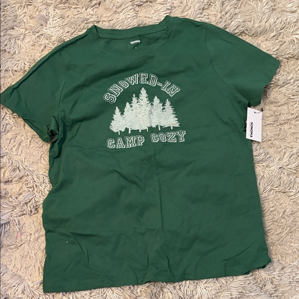 NWT Sonoma Snowed In Tee size large